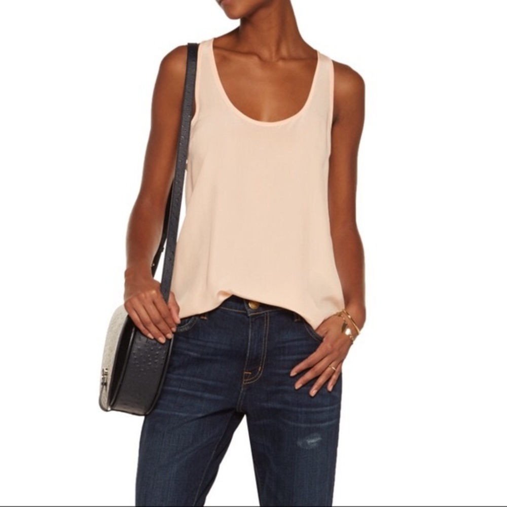 Joie Silk Foire Top in Apricot